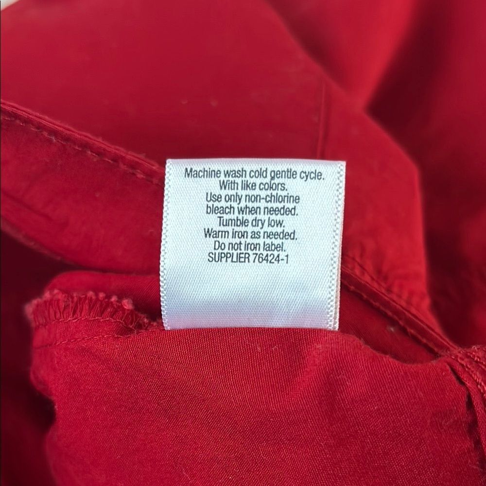 St. John's Bay Red Mini Skort - Picture 10 of 10